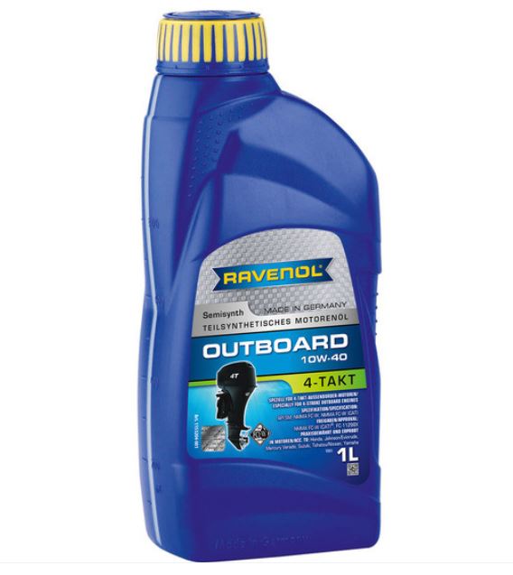 Моторное масло 4-х тактное Ravenol Outboardoel 4T 1