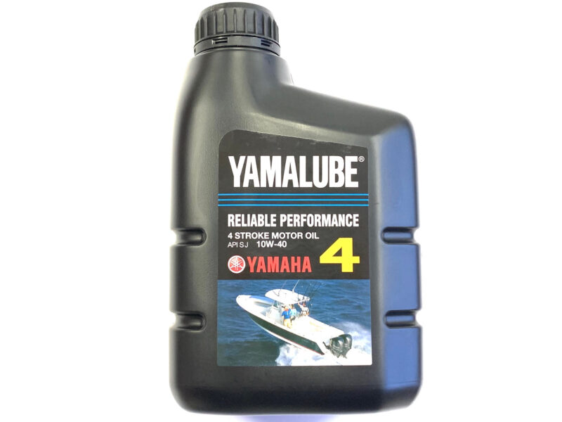Моторное масло YAMALUBE 4Т SJ 10W-40, для 4-такт. лодочных моторов, (1л)