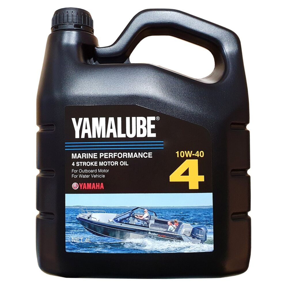 Моторное масло YAMALUBE 4Т SJ 10W-40, для 4-такт. лодочных моторов, (4л)