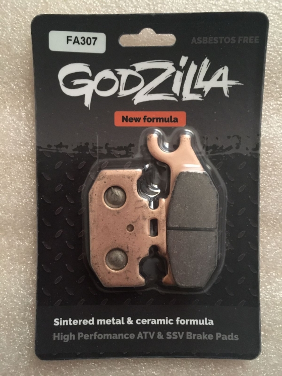 Усиленные тормозные колодки "Godzills"FA307