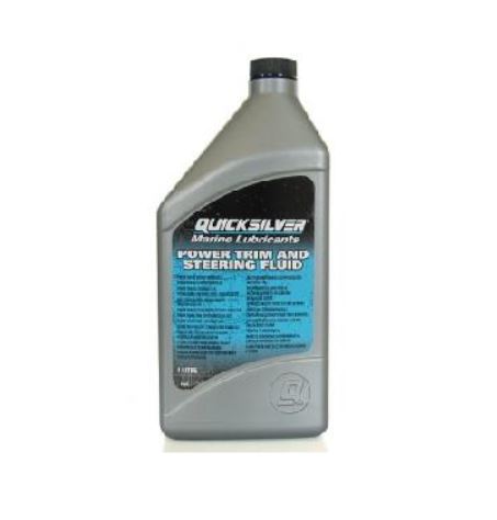 Жидкость QUICKSILVER Power Trim & Steering Fluid для гидроподъема и рулевого (1 л)