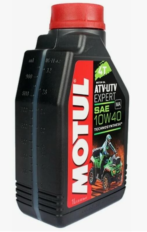 Масло моторное 4t motul atv utv expert 10w40 полусинтетическое 1 л 105938